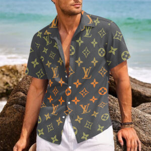 MEN'S  BUTTON SHIRT-GCY-DRG00010577