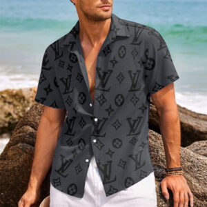 MEN'S  BUTTON SHIRT-GCY-DRG00010579