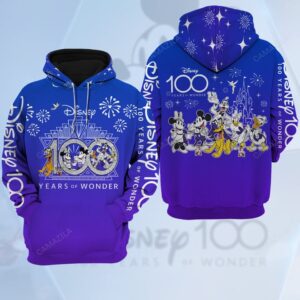 D100 Years Of Wonder 3D Unisex Hoodie - YOW2204
