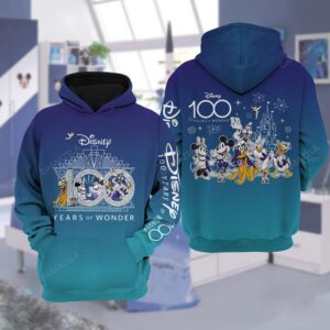D100 Years Of Wonder 3D Unisex Hoodie - YOW2206