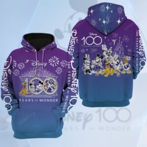 D100 Years Of Wonder 3D Unisex Hoodie - YOW2203