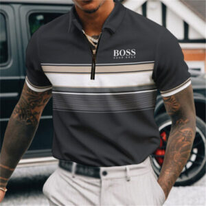 Hot Brand Zip Polo For Men