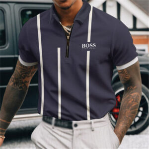 Hot Brand Zip Polo For Men