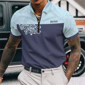 Hot Brand Zip Polo For Men