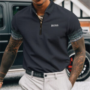 Hot Brand Zip Polo For Men