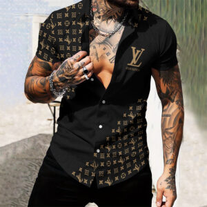 MEN'S  BUTTON SHIRT-GCY-DRG0000250460