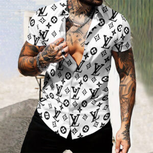 MEN'S  BUTTON SHIRT-GCY-DRG0000250453