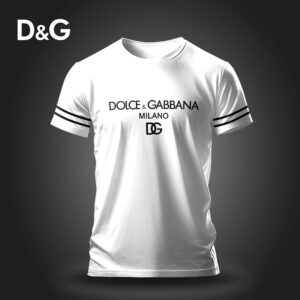 New 2024 – D Luxury Brand Premium T-Shirt Outfit For Men