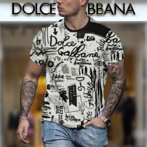 New 2024 – D Luxury Brand Premium T-Shirt Outfit For Men
