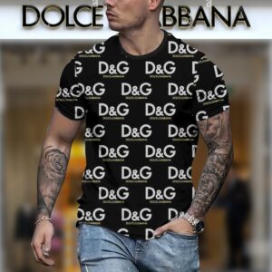 New 2024 – D Luxury Brand Premium T-Shirt Outfit For Men