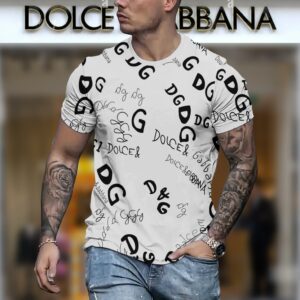 New 2024 – D Luxury Brand Premium T-Shirt Outfit For Men
