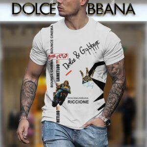 New 2024 – D Luxury Brand Premium T-Shirt Outfit For Men