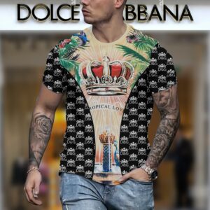 New 2024 – D Luxury Brand Premium T-Shirt Outfit For Men