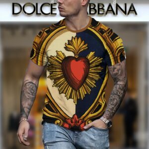 New 2024 – D Luxury Brand Premium T-Shirt Outfit For Men