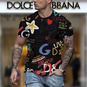 New 2024 – D Luxury Brand Premium T-Shirt Outfit For Men