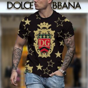 New 2024 – D Luxury Brand Premium T-Shirt Outfit For Men