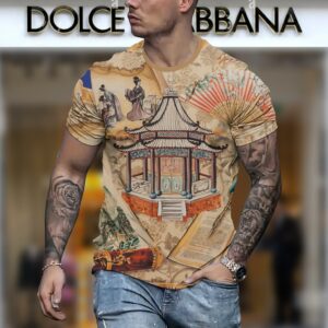 New 2024 – D Luxury Brand Premium T-Shirt Outfit For Men