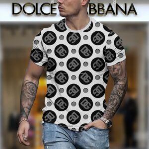 New 2024 – D Luxury Brand Premium T-Shirt Outfit For Men