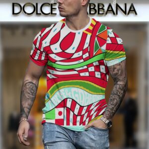 New 2024 – D Luxury Brand Premium T-Shirt Outfit For Men
