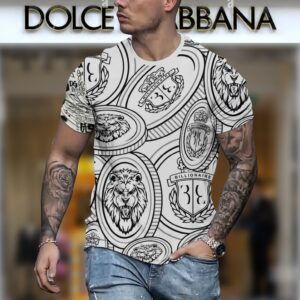 New 2024 – D Luxury Brand Premium T-Shirt Outfit For Men