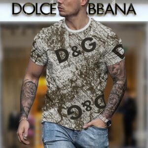 New 2024 – D Luxury Brand Premium T-Shirt Outfit For Men