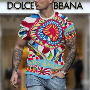 New 2024 – D Luxury Brand Premium T-Shirt Outfit For Men