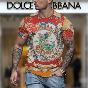 New 2024 – D Luxury Brand Premium T-Shirt Outfit For Men