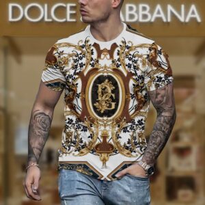 New 2024 – D Luxury Brand Premium T-Shirt Outfit For Men