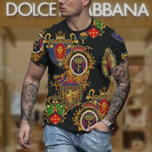 New 2024 – D Luxury Brand Premium T-Shirt Outfit For Men