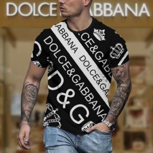 New 2024 – D Luxury Brand Premium T-Shirt Outfit For Men