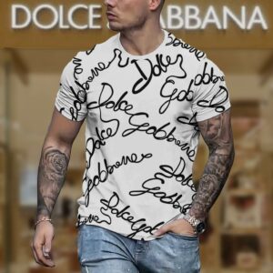 New 2024 – D Luxury Brand Premium T-Shirt Outfit For Men