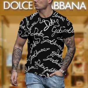 New 2024 – D Luxury Brand Premium T-Shirt Outfit For Men
