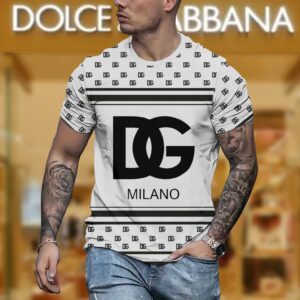 New 2024 – D Luxury Brand Premium T-Shirt Outfit For Men