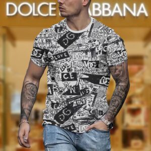 New 2024 – D Luxury Brand Premium T-Shirt Outfit For Men