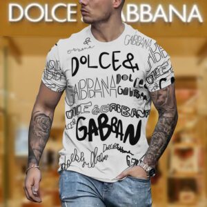 New 2024 – D Luxury Brand Premium T-Shirt Outfit For Men