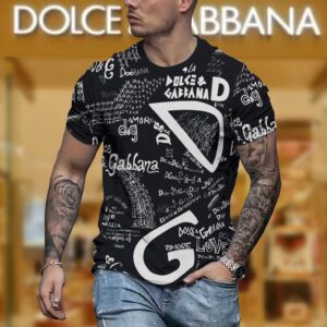 New 2024 – D Luxury Brand Premium T-Shirt Outfit For Men