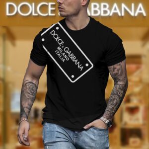 New 2024 – D Luxury Brand Premium T-Shirt Outfit For Men
