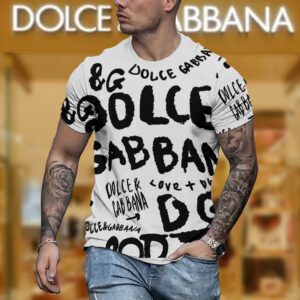 New 2024 – D Luxury Brand Premium T-Shirt Outfit For Men