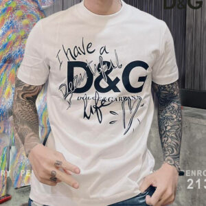 New 2024 – D Luxury Brand Premium T-Shirt Outfit For Men