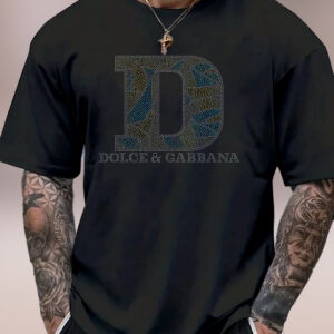 New 2024 – D Luxury Brand Premium T-Shirt Outfit For Men