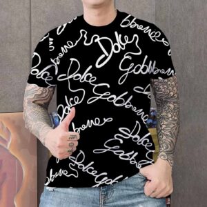 New 2024 – D Luxury Brand Premium T-Shirt Outfit For Men