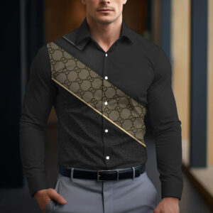 Long Sleeve Button Shirt-CCY-RDG00010519