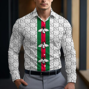 Long Sleeve Button Shirt-CCY-RDG00010506