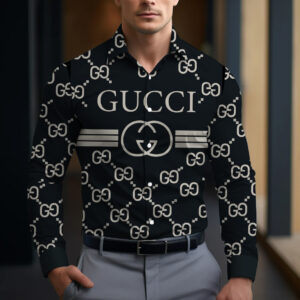 Long Sleeve Button Shirt-CCY-RDG00010509