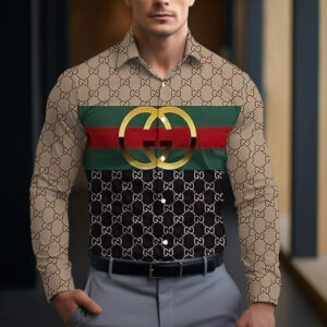 Long Sleeve Button Shirt-CCY-RDG00010514