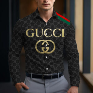 Long Sleeve Button Shirt-CCY-RDG000072703