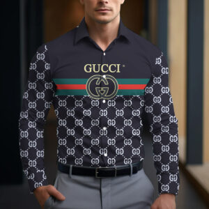 Long Sleeve Button Shirt-CCY-RDG00010521