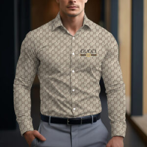 Long Sleeve Button Shirt-CCY-RDG00010502