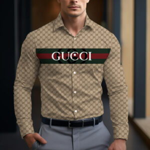 Long Sleeve Button Shirt-CCY-RDG00230467