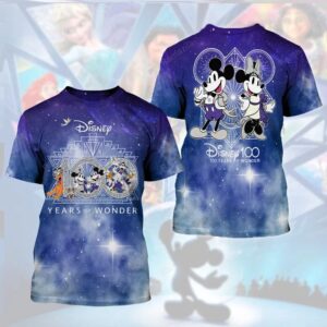 D100 Years Of Wonder 3D Unisex Tshirt - MK2114